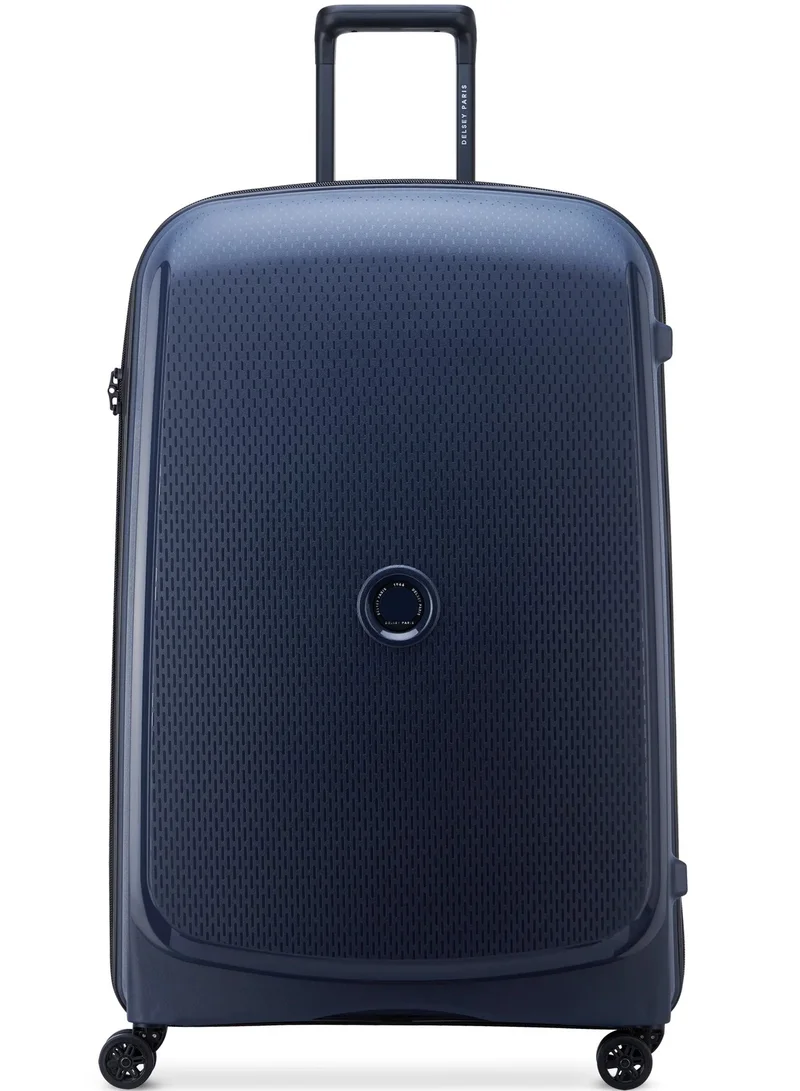 Belmont Plus 83 Cm Large 4-Double Wheeled Non-Expandable Check-In Luggage Trolley - Blue